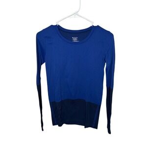 Calvin Klein‎ Women's Blue Long Sleeve Top